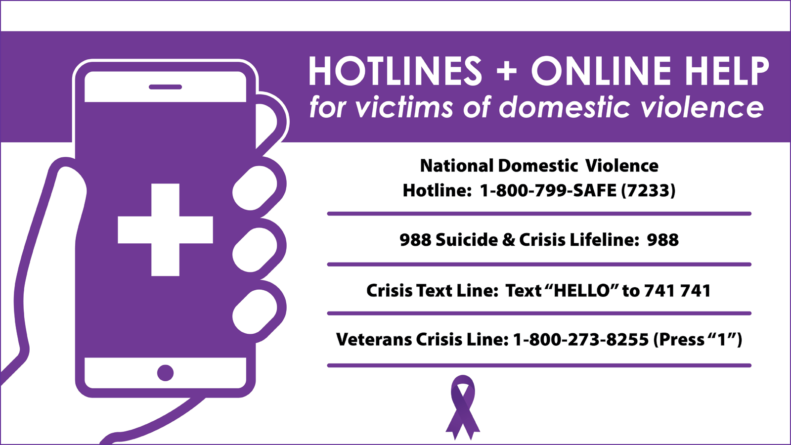 Domestic Violence Awareness Month Social Media Campaign 2025 - CA ...